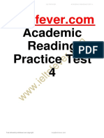 Ieltsfever Ac Reading Test 4 PDF