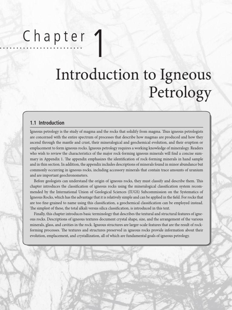 Essentials of Igneous Petrology | PDF | Igneous Rock | Magma