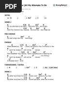 Feeling Good Chord Progression Song Structure Music Theory