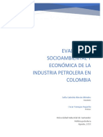 Evaluacion Socioeconomica y Ambiental de La Insdustria Petrolera en Colombia