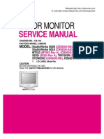 LG Color Monitor Service Manual