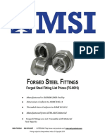 Forged Steel Fittings PriceList