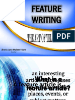 Feature Writing Lec