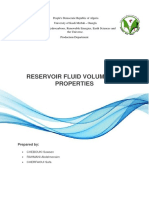 Reservoir Fluid Volumetric Properties: Formation Volume Factors, Solution Gas-Oil Ratio