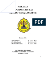 Laporan Arus Kas Tidak Langsung