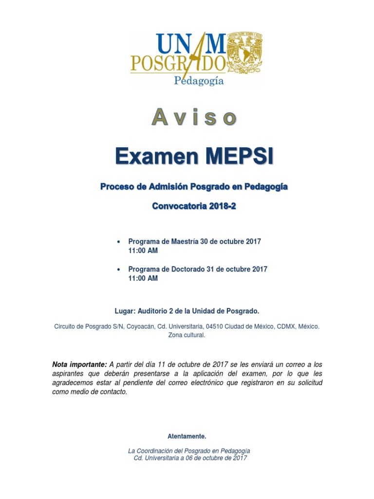 Aviso Mepsi | PDF