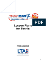 lesson  20plans lta-2006 revised format tennis copy