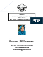 Resume Kawasan Penelitian Teknologi Pendidikan - Een Siti Nurjanah