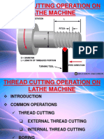 Lathe Thread Cutting Guide: External, Internal Operations Explained