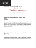 Diccionario de Topologia Lacaniana - Lacan