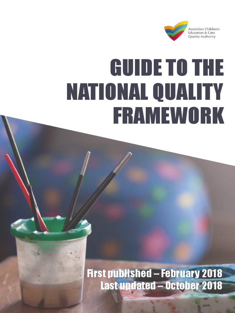 Guide To The NQF PDF PDF Child Care Relationships