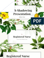 Job Shadowing Presentation