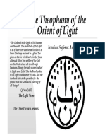 The Theophany of The Orient of Light