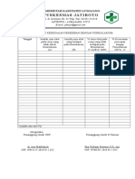 8.2.1.8 Bukti Pelaksanaan Dan Tindak Lanjut Evaluasi Kesesuaian Peresepan Dengan Formularium