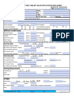 Burst Disc Relief Valve Application Data Sheet PDF