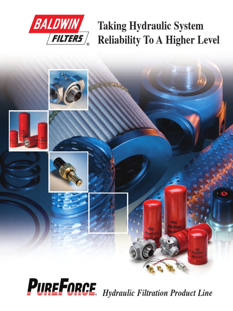 baldwin-hydraulic-pureforce-catalog-pdf-filtration-reliability