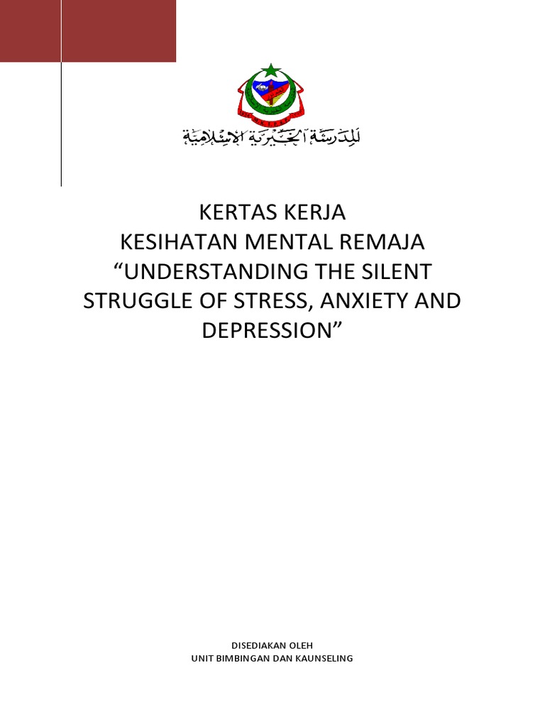 Kertas Kerja Kesihatan Mental Pdf