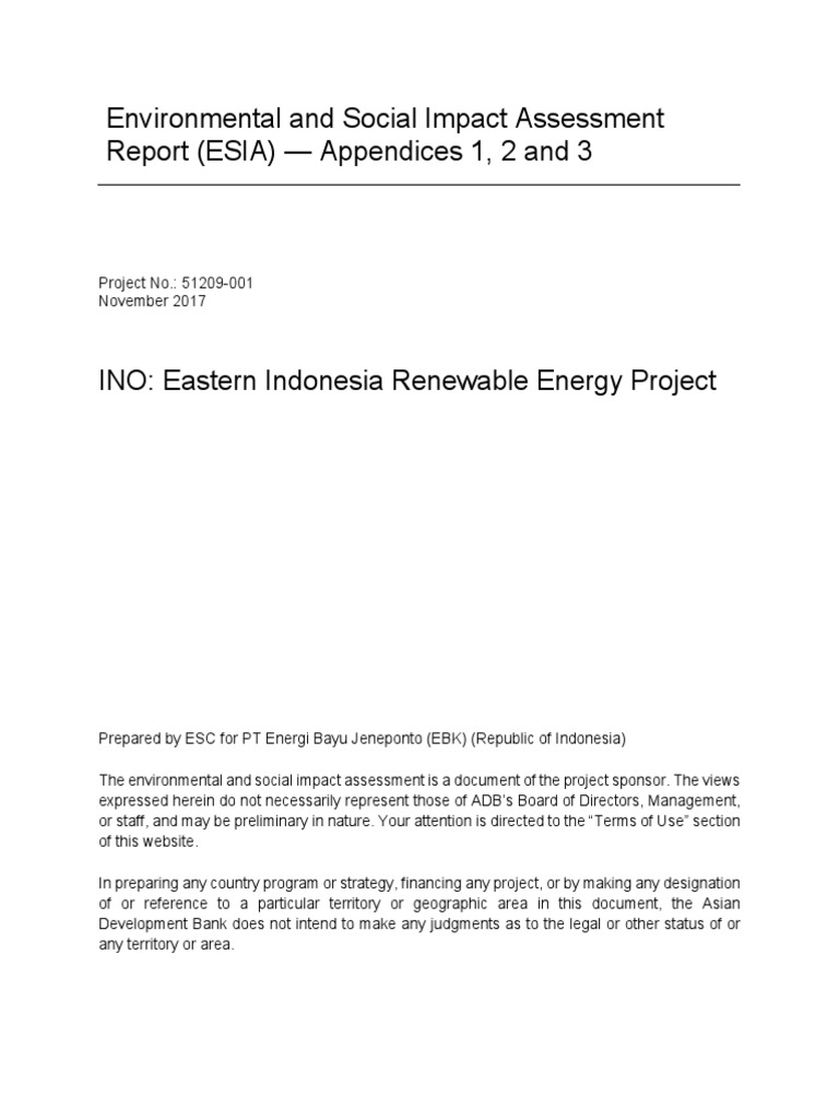 001 Esia en - 7 PDF | PDF | Environmental Law | Occupational Safety And ...