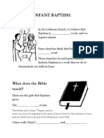 Infant Baptism-Study Guide