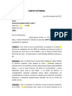 Carta Notarial Querella