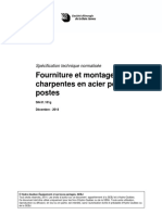 SN-31.101g Conception Et Fourniture Des Charpentes en Acier Pour Les Postes-2014