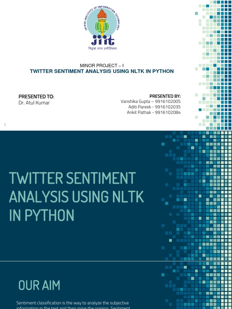 Python Twitter Sentiment Analysis | PDF | Machine Learning ...