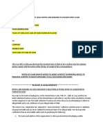 Debt Validation PDF Template