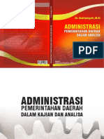 Administrasi Pemerintahan Daerah Dalam Analisa Oleh Dr. Andriansyah. M.Si PDF