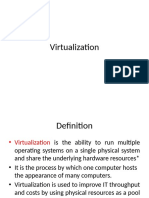 Virtualization and Cloud Computing