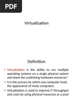 Virtualization and Cloud Computing