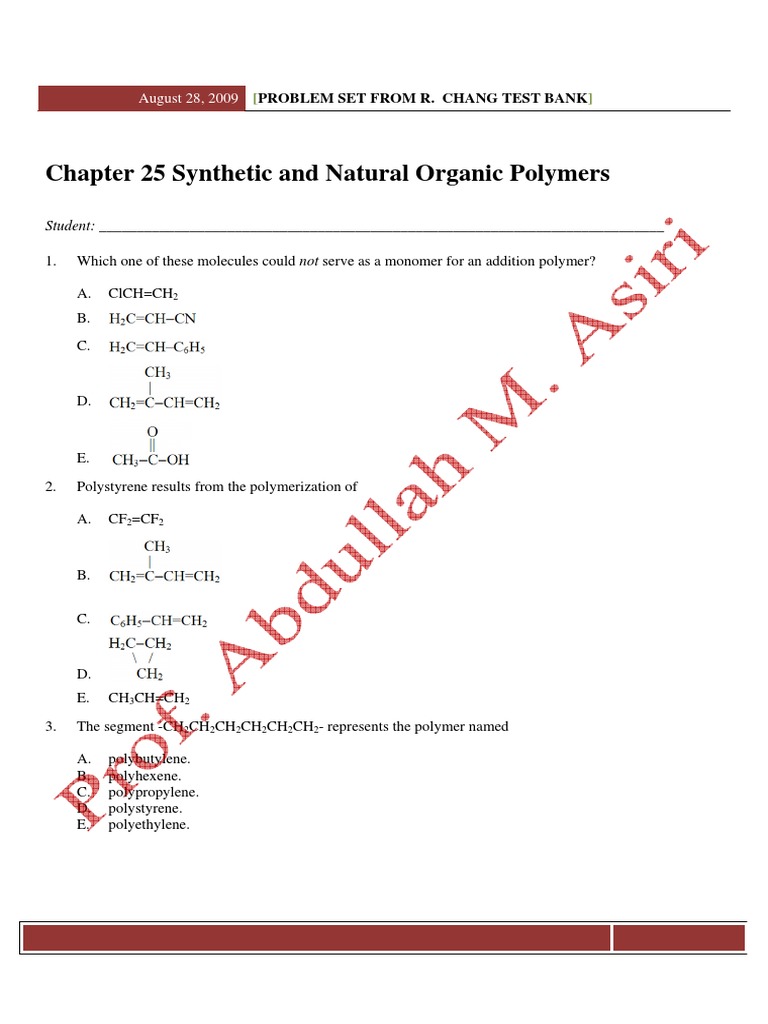 Biomolecules Notes PDF Biomolecular Structure Polymers