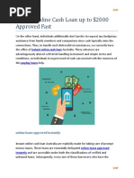 Instant Online Cash Loan
