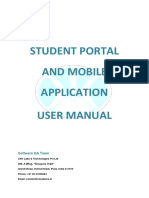 Student Portal & Mobile Application User Manual