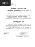 Notarial Certificate Sample Philippines | PDF | Notary Public | Affidavit
