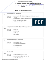 Pretest Chuyen Hoa Xuong