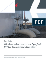 Wireless valve control system streamlines tank farm automation