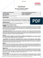 Deccan Cements - Rating Rationale PDF