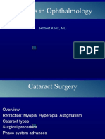 Updates in Ophthalmology: Cataract, Glaucoma, Macular Degeneration & Refractive Surgery