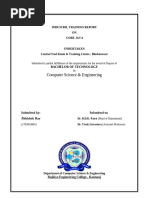 Industrial Training Report (Abhishek Ray) 901