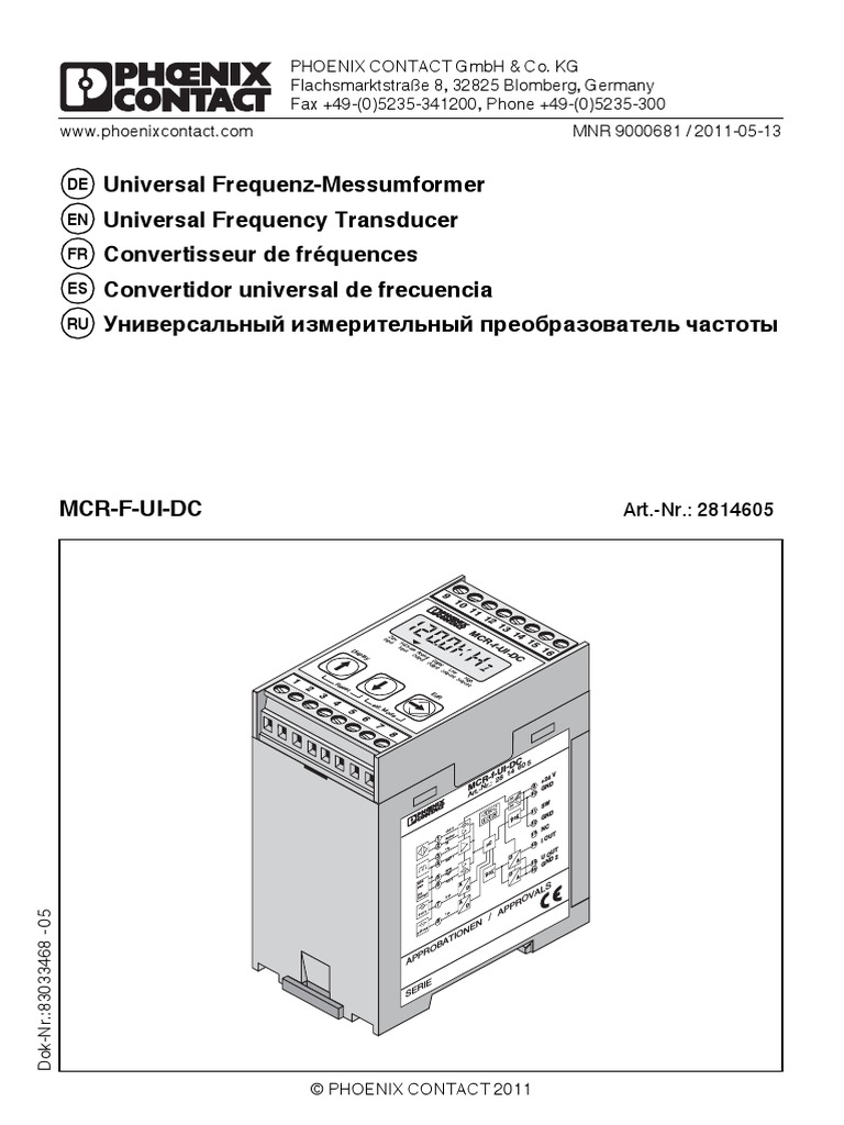 Convertidor Frecuencia RPM Turbo. | PDF