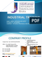 Industrial Training Powerpoint