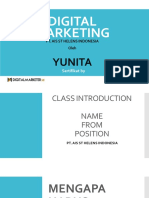 Materi Digital Marketing PT Ais - Yunita New PDF
