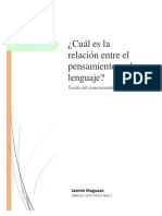 Cuál Es La Relación Entre El Pensamiento y El Lenguaje