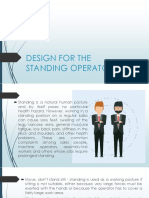 Design For The Standing and Sitting Operator