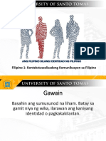 Aralin 4 - Ang Filipino Bilang Identidad NG Pilipino