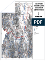 Peta Topografi Kecamatan Slahung Dan Sekitarnya