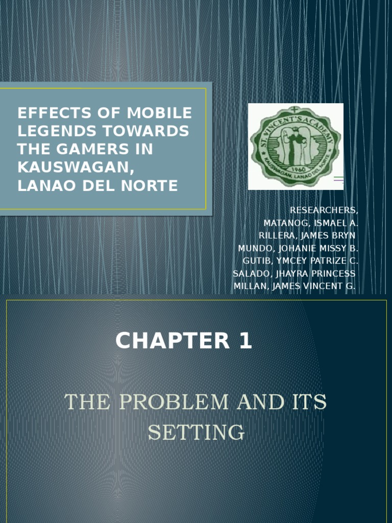 Effects of Mobile Legends on Gamers | PDF | Statistics | Sampling ...