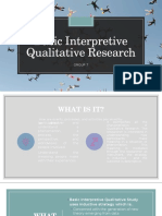 Basic Interpretive Qualitative Research Methods
