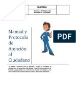 Manual y Protocolo de Atención al Ciudadano Colombiano