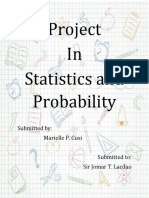 Project in Statistics and Probability Senior High School
